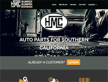 Tablet Screenshot of hmcstores.com